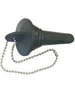 Black Rubber Inflation Plugs