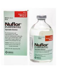 Merck NUFLOR (florfenicol) Injectable Antibiotic
