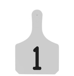 Y-Tex White Cow Numbered Ear Tag [1-25] (25ct)