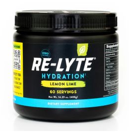 Redmond Re-Lyte Lemon Lime Hydration Drink Mix Jar [60 Servings]