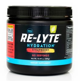 Redmond Re-Lyte Strawberry Lemonade Hydration Drink Mix Jar [60 Servings]