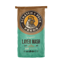 Scratch & Peck Organic Layer Mash 16% [10lb]