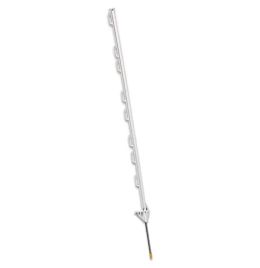 48" Fence Post-Step-In Poly [White]
