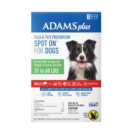Adams Plus Flea & Tick Spot On for Large Dogs [3mo Supply]