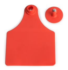 Allflex Ear Tags Female & Button Maxi Red Blank 25 Count