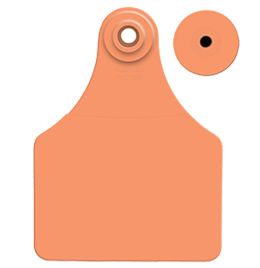 Allflex Ear Tags Female & Button Large Orange Blank 25 Count