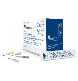 Carepoint 25x5/8 Poly-Hub Needle [100 ct]