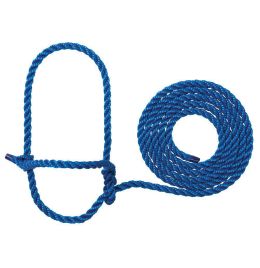 Cow Poly Halter [Blue]