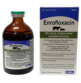 Enrofloxacin 10% 100 Inj [100ml]