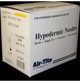 Air Tite Poly Hub Needle [25 X 5/8"] (100 Count)