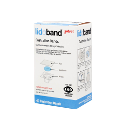 Lidoband Castration Bands for Calves & Lambs 80MG [40ct]
