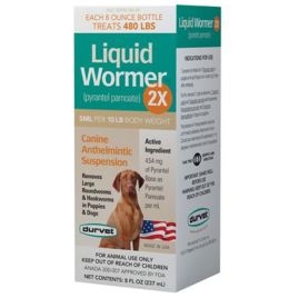 Liquid Dog Wormer 2X [8 oz]