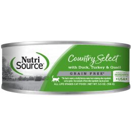 NutriSource Grain Free Country Select Cat Food Cans 5.5oz [12ct]