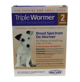 Triple Dog Wormer [6 - 25 lb] (2 Count)