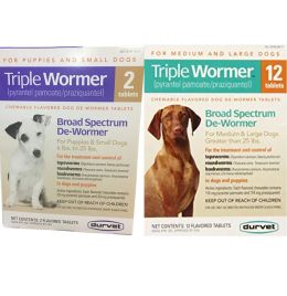 Triple Dog Wormer [Medium/Large] (2 Count)