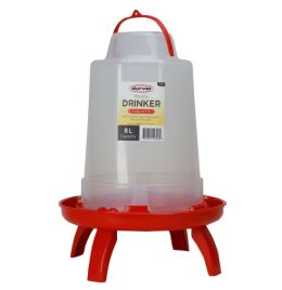 Durvet Plastic Poultry Drinker with Legs [8L]