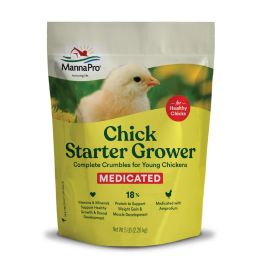 Chick Starter Medicated Crumbles [5lb]