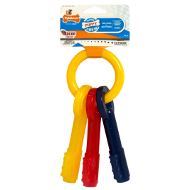 Nylabone Bacon Flavor Puppy Teething Keys [Petite]