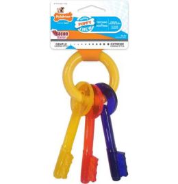Nylabone Bacon Flavor Puppy Teething Keys [Regular]