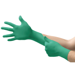 Touch N Tuff Nitrile Powder Free Disposable Gloves [Large] (100 Count) 